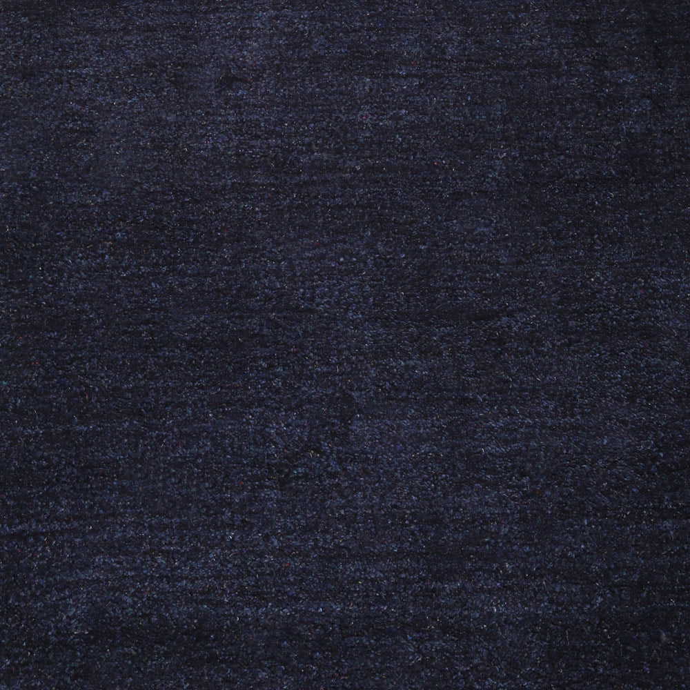 Solid Hand Knotted Silk Rug