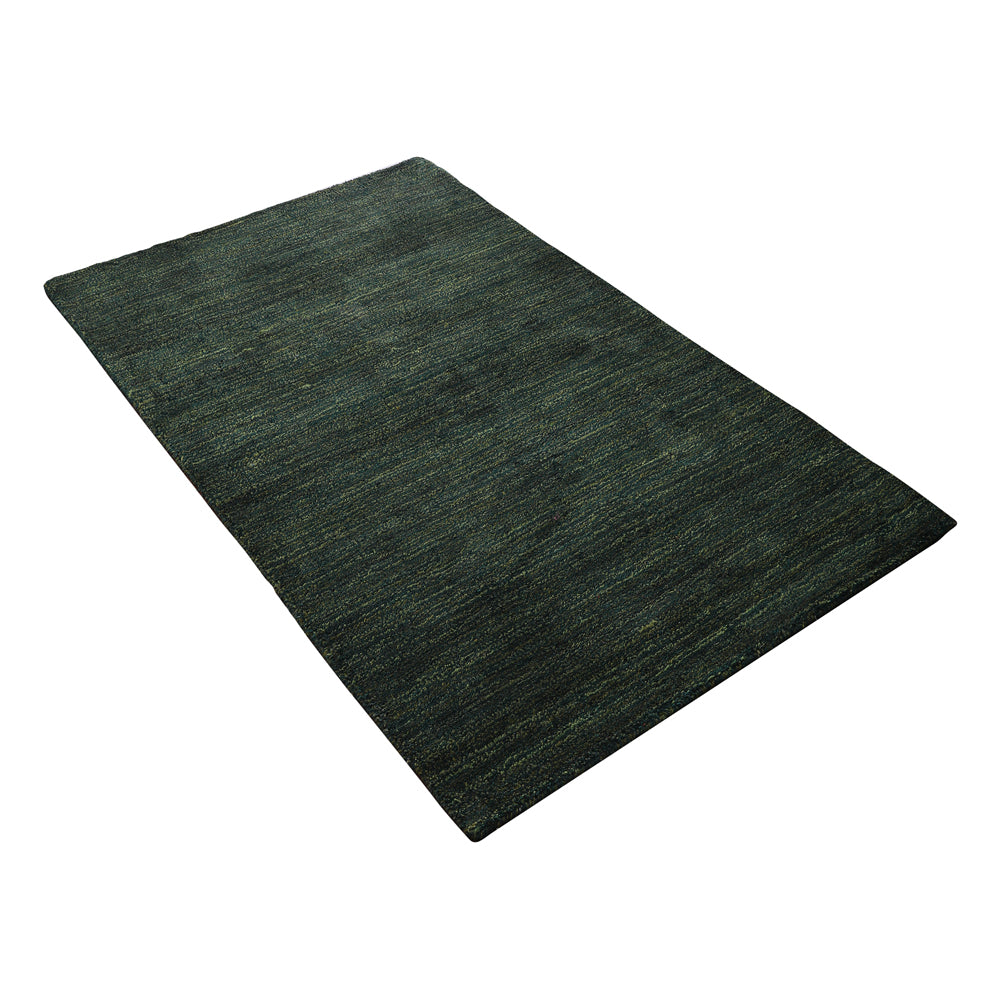 Solid Hand Knotted Silk Rug