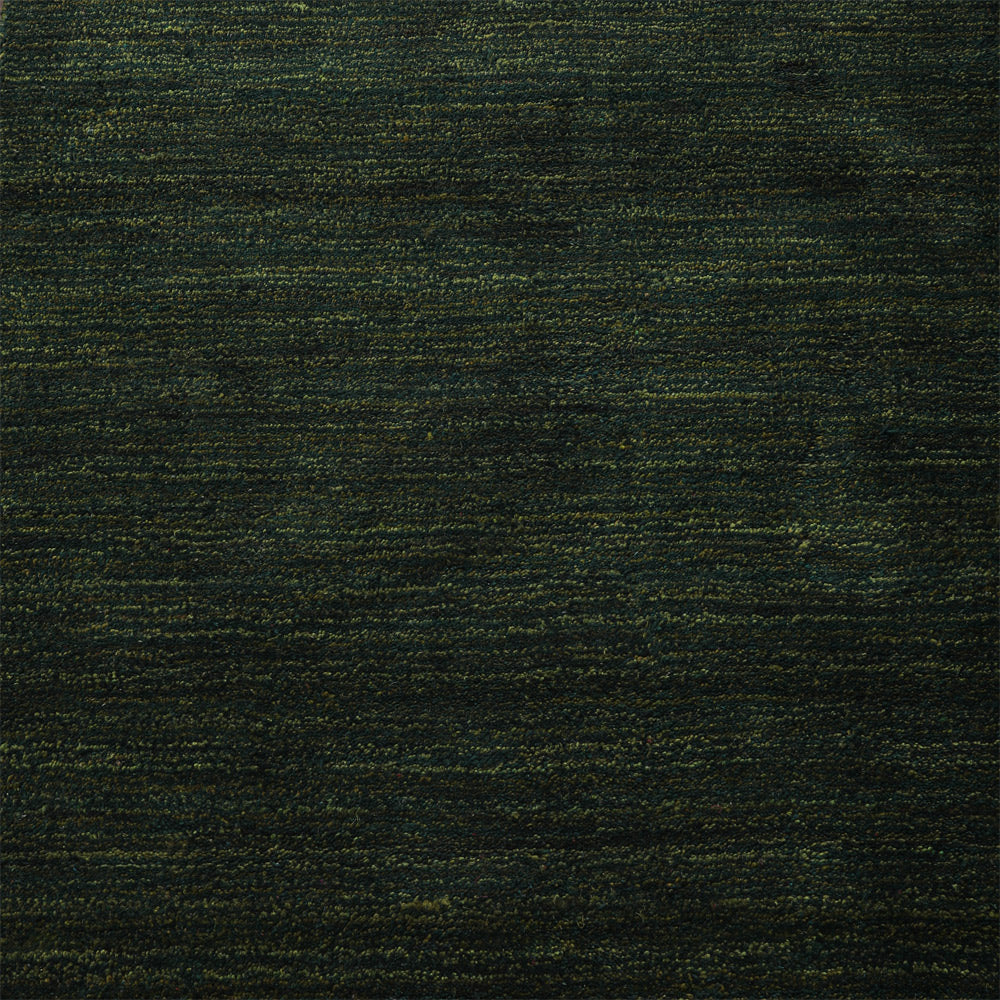 Solid Hand Knotted Silk Rug