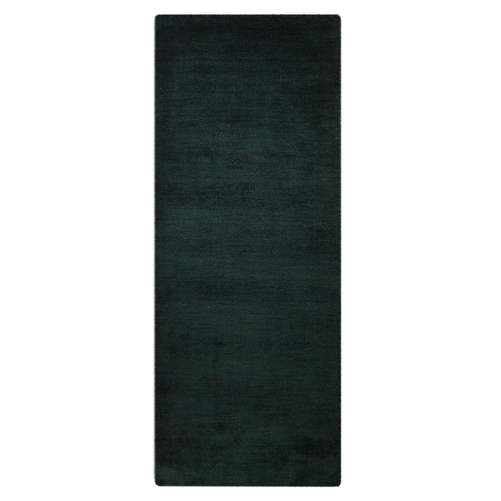 Solid Hand Knotted Silk Rug