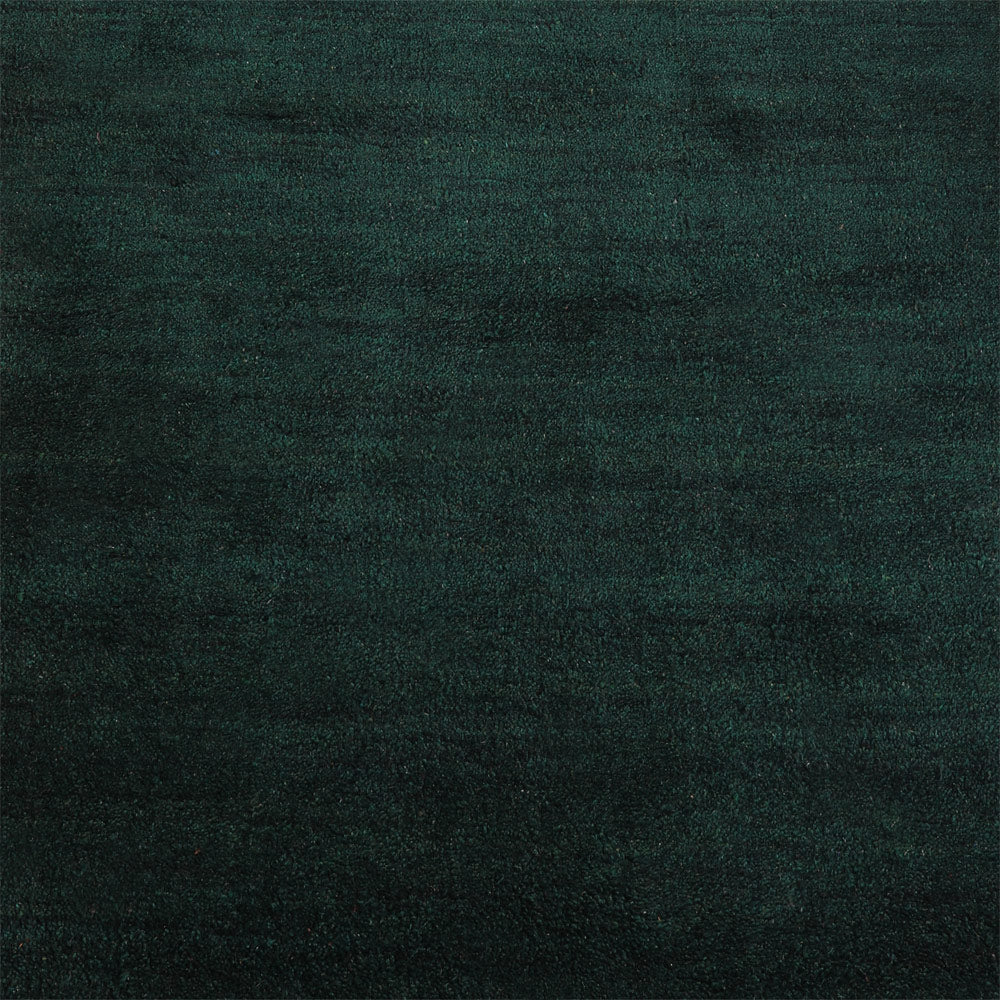 Solid Hand Knotted Silk Rug