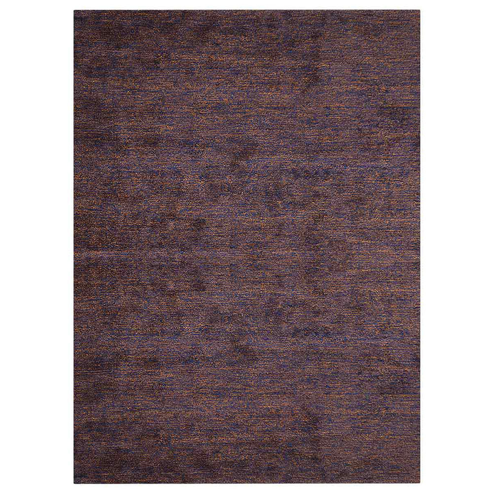 Solid Hand Knotted Silk Rug