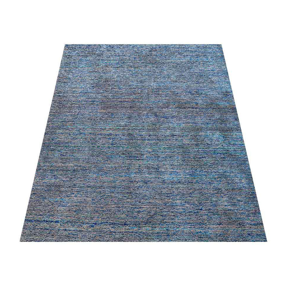 Dual tone Hand Knotted Silk & Wool Rug