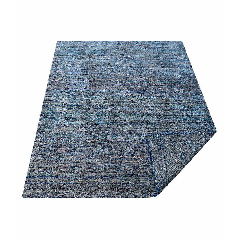 Dual tone Hand Knotted Silk & Wool Rug