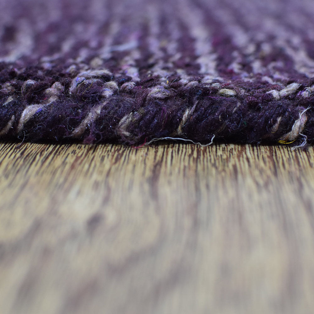 Dual tone Hand Knotted Silk & Wool Rug