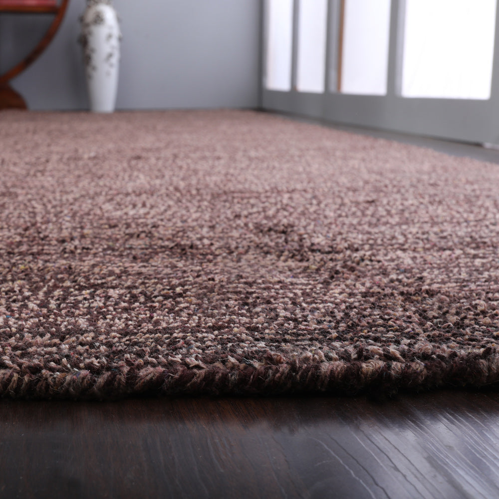 Dual tone Hand Knotted Silk & Wool Rug