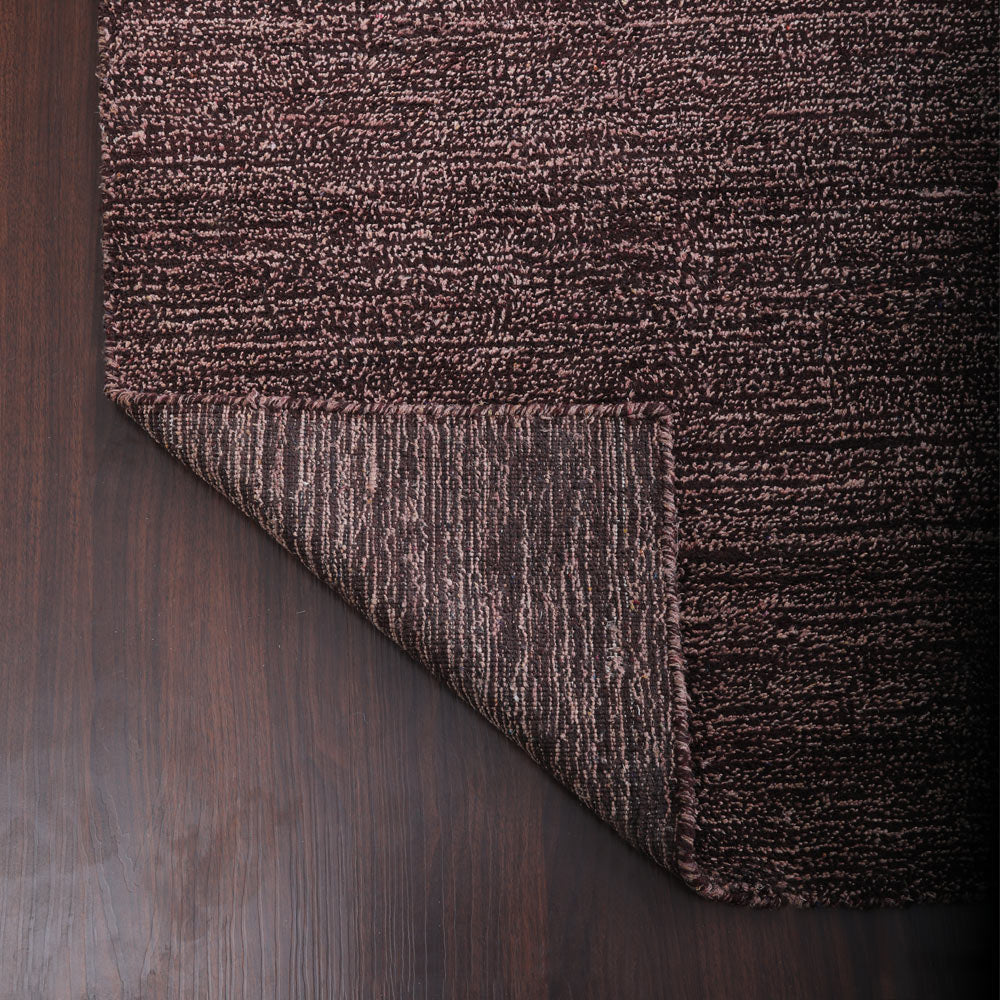 Dual tone Hand Knotted Silk & Wool Rug