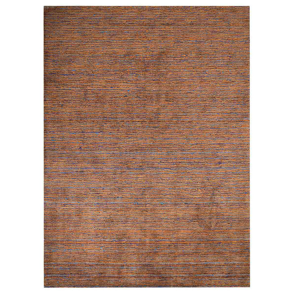 Dual tone Hand Knotted Silk & Wool Rug