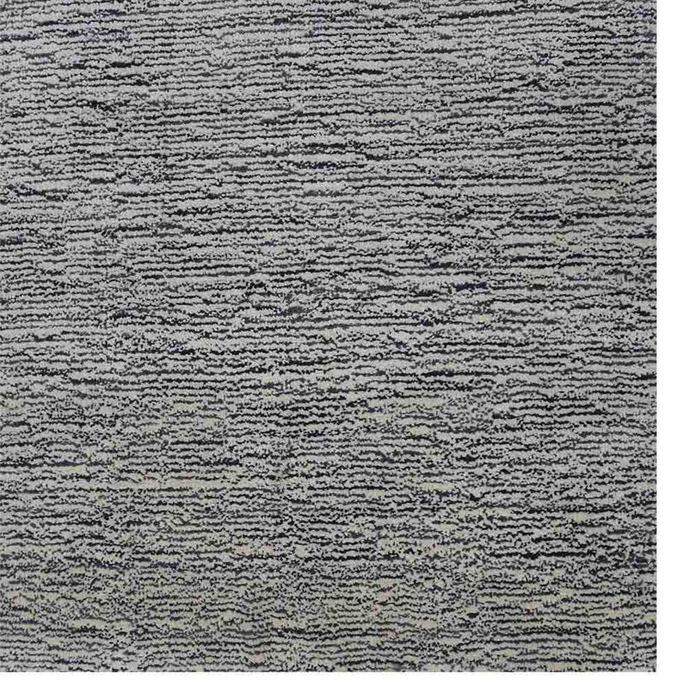 Dual tone Hand Knotted Silk & Wool Rug
