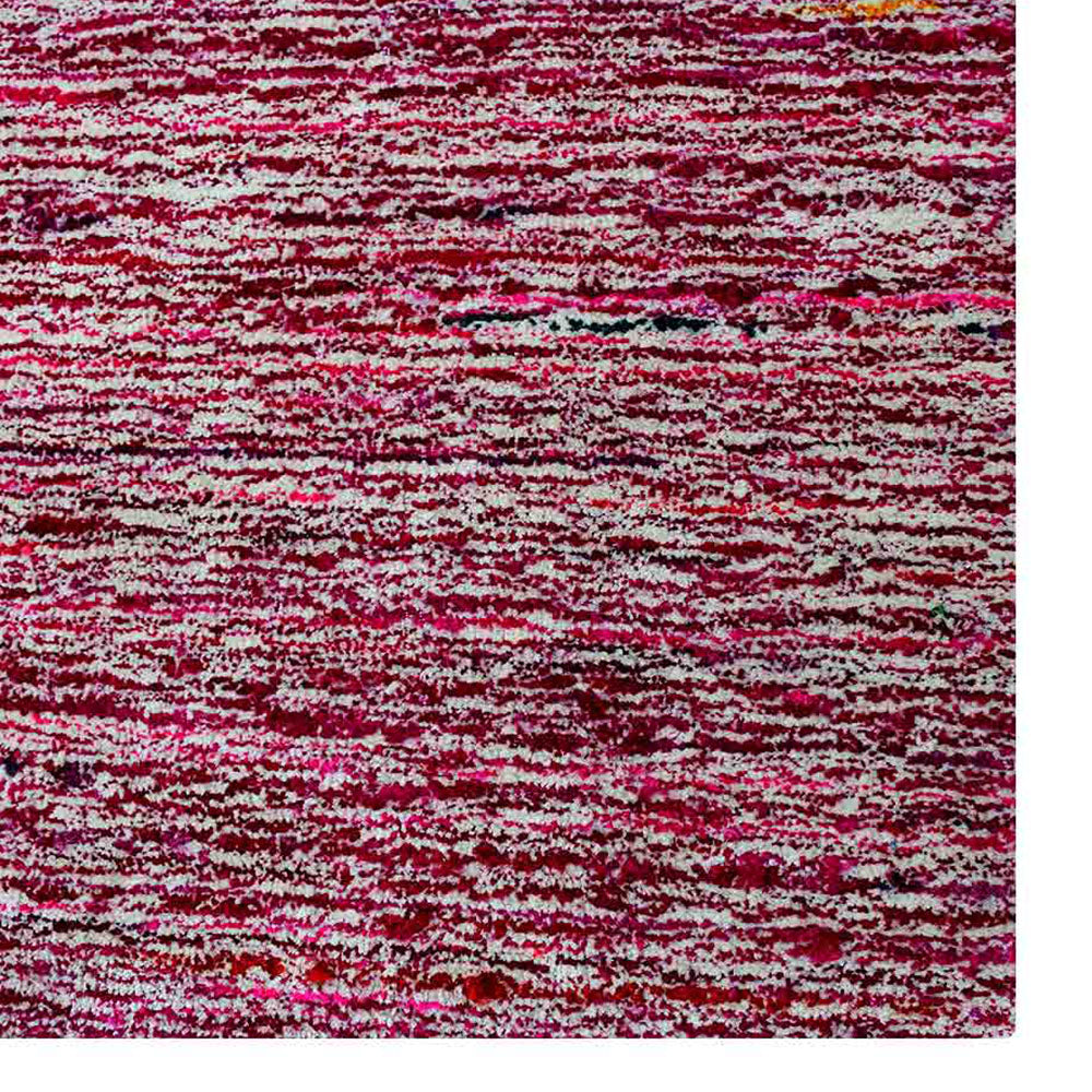Dual tone Hand Knotted Silk & Wool Rug