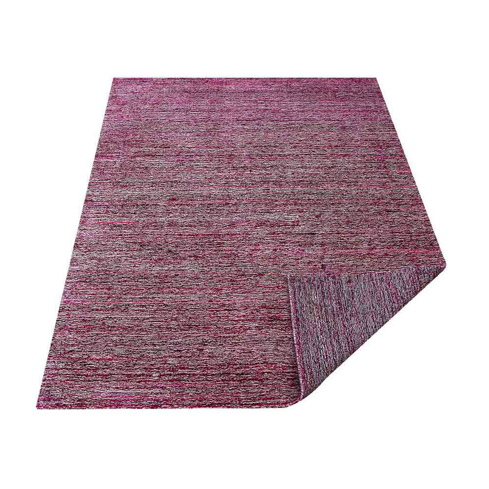 Dual tone Hand Knotted Silk & Wool Rug