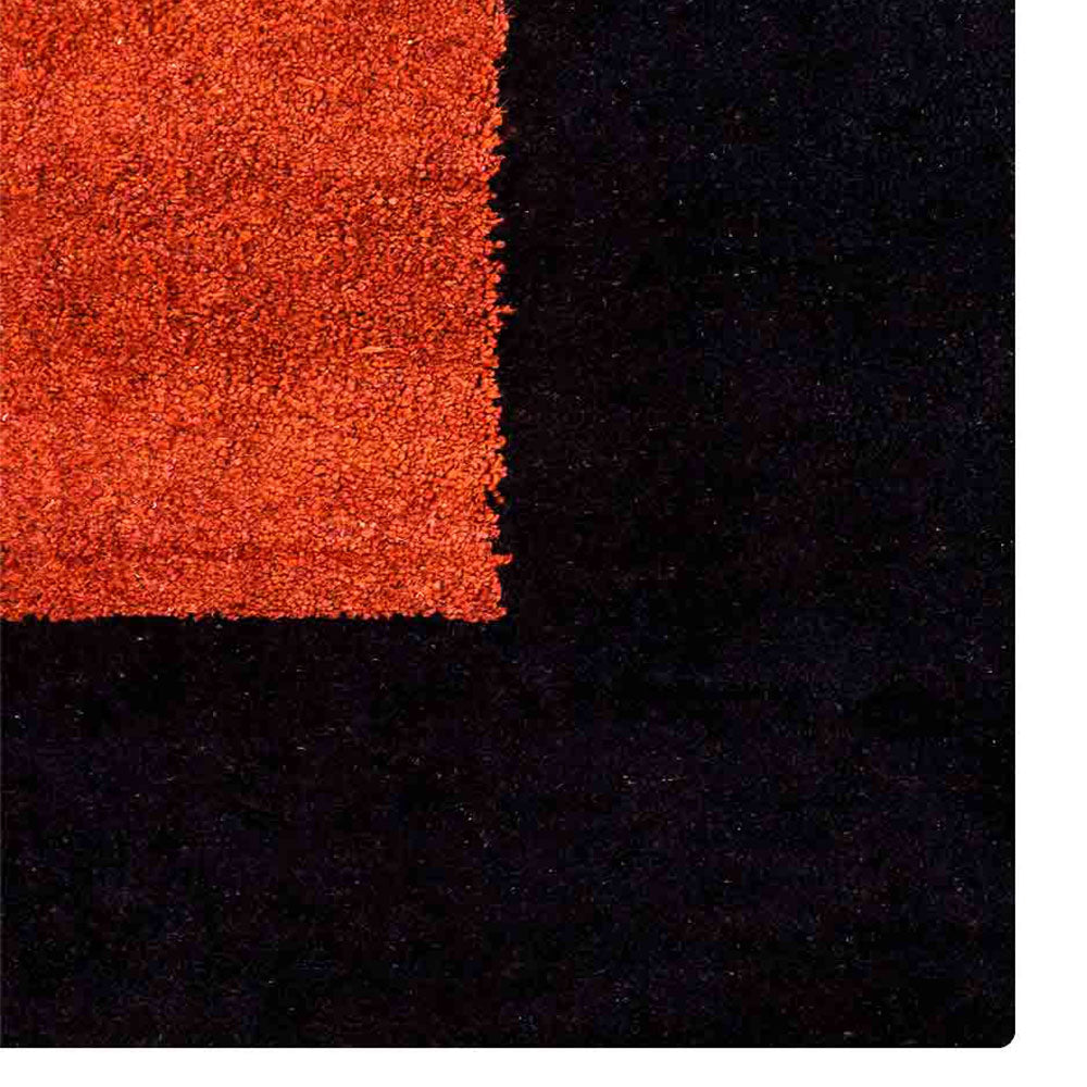 Frame Hand Knotted Silk Rug