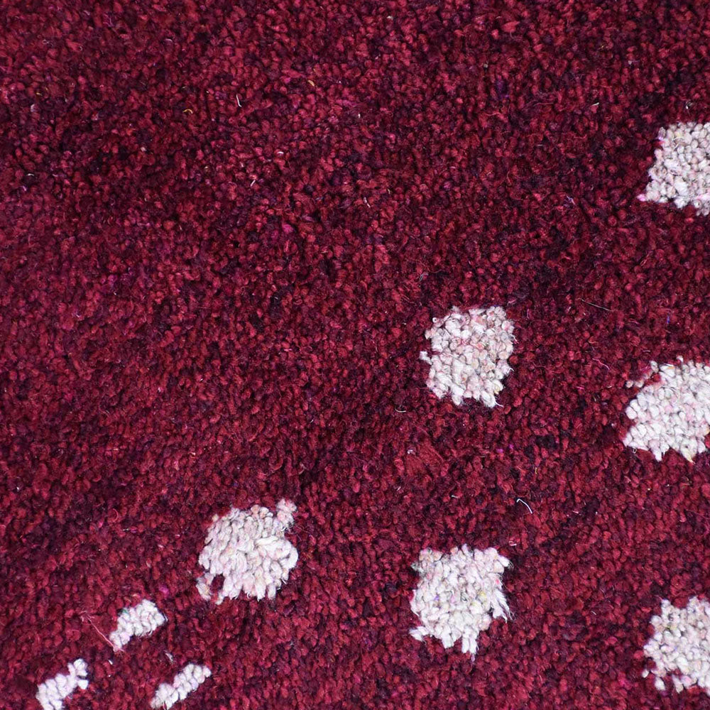 Stars Hand Knotted Silk Rug