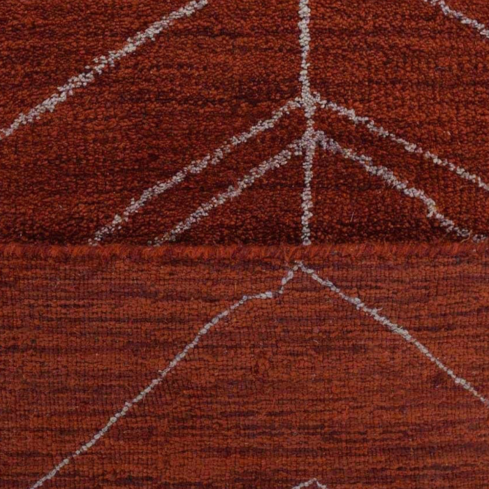 Cube Hand Knotted Silk Rug