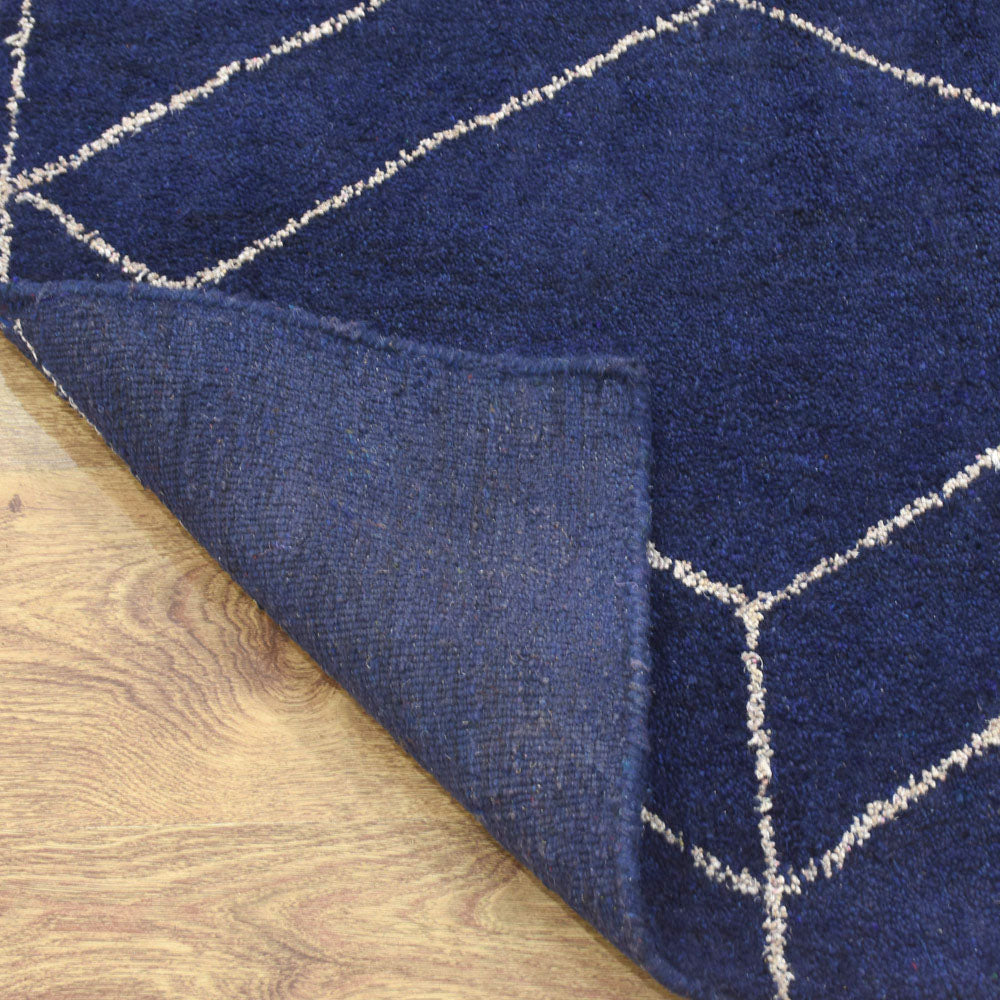 Cube Hand Knotted Silk Rug