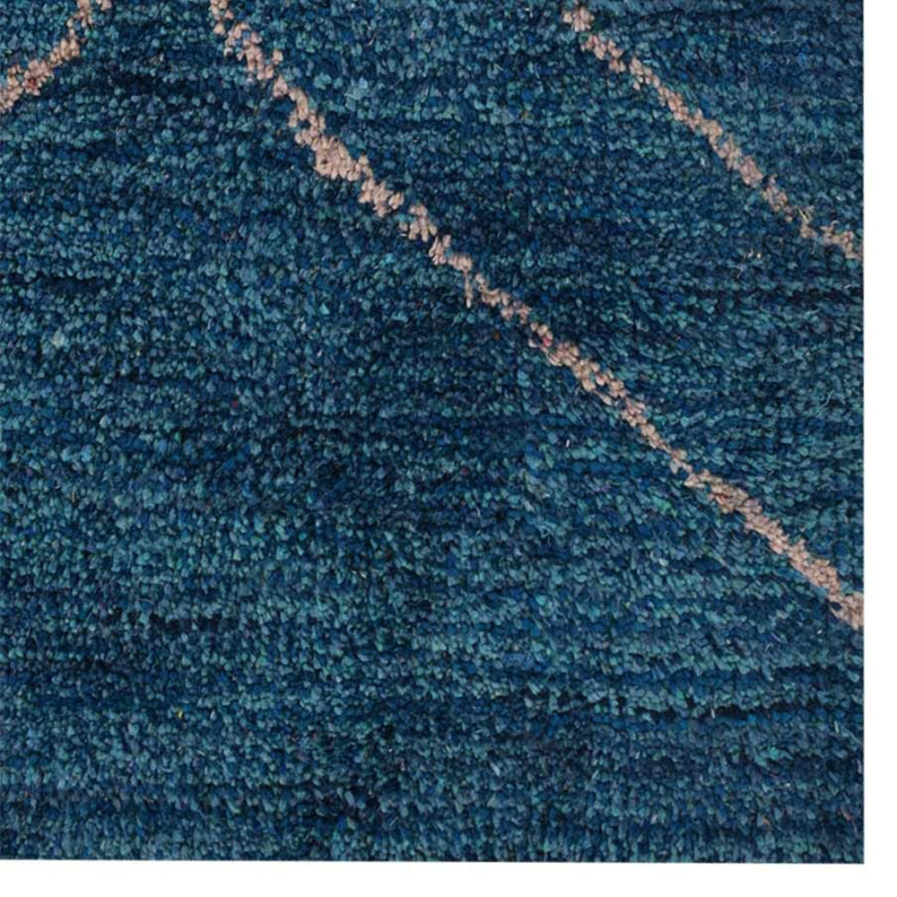 Cube Hand Knotted Silk Rug