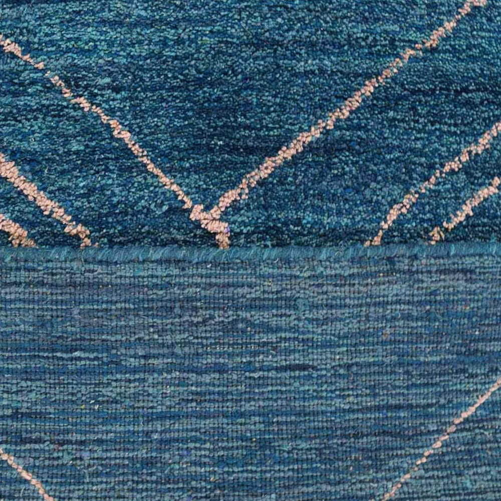 Cube Hand Knotted Silk Rug