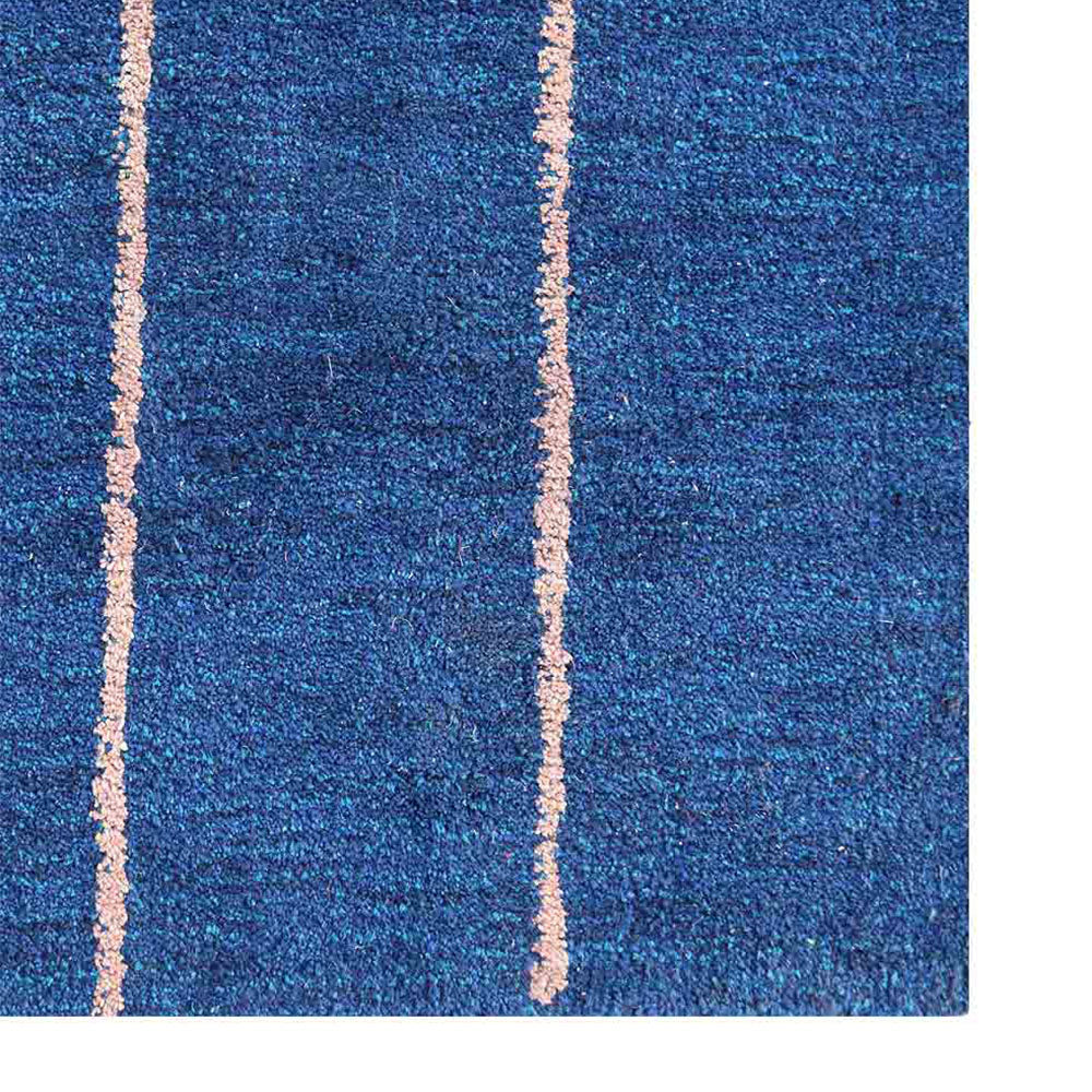Warli Hand Knotted Loom Silk Area Rug
