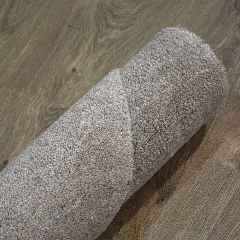 Solid Hand Knotted Silk & Wool Rug