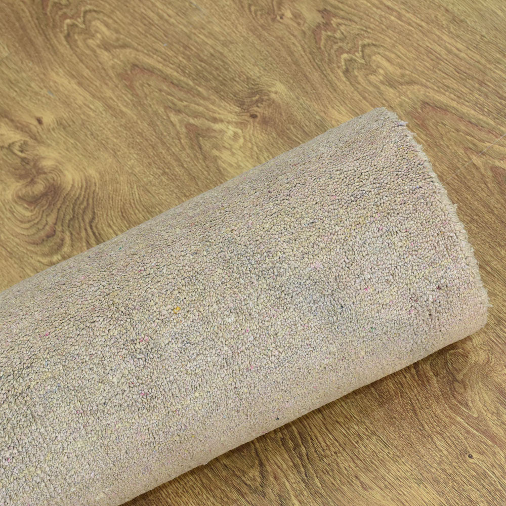 Solid Hand Knotted Silk & Wool Rug