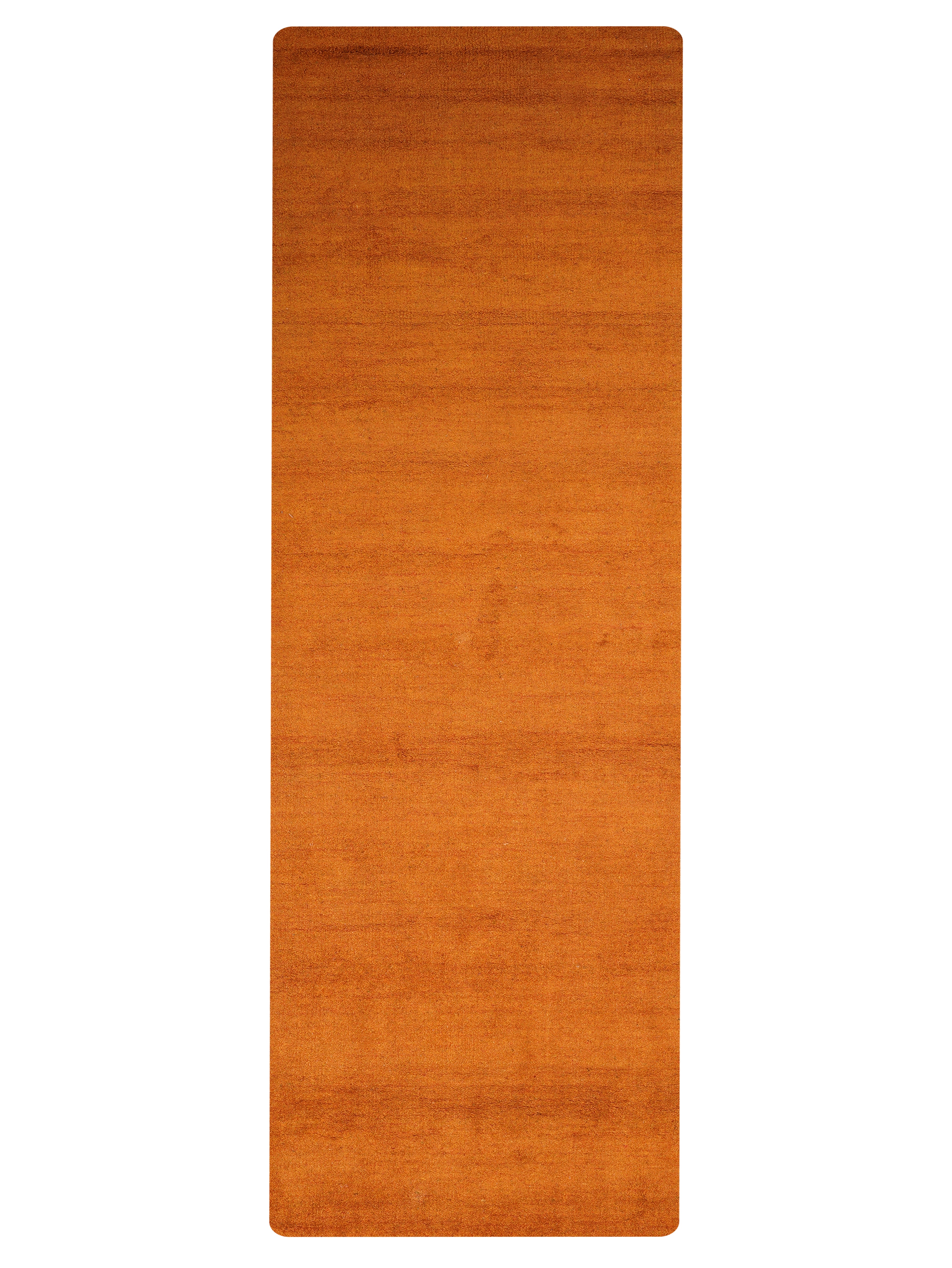 Solid Hand Knotted Silk & Wool Rug