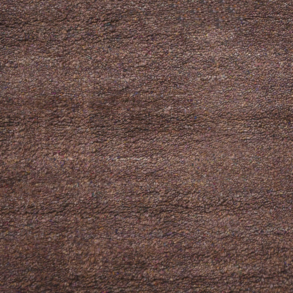 Solid Hand Knotted Silk & Wool Rug