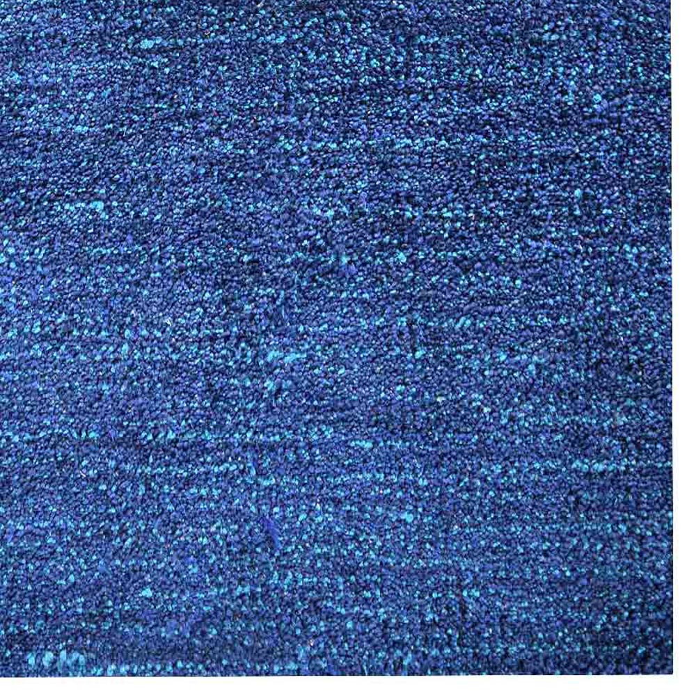 Dual Tone Hand Knotted Silk & Wool Rug