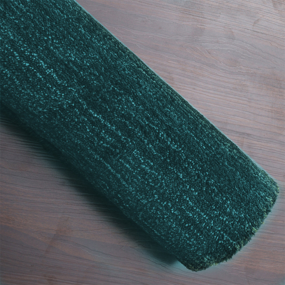 Dual Tone Hand Knotted Silk & Wool Rug