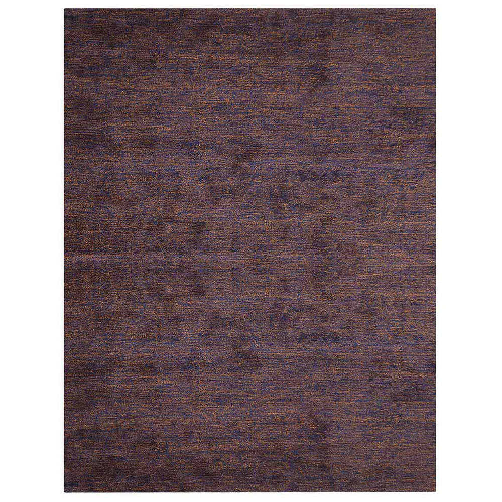 Dual Tone Hand Knotted Silk & Wool Rug