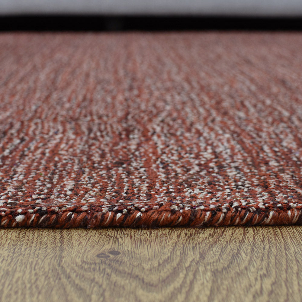 Dual Tone Hand Knotted Silk & Wool Rug