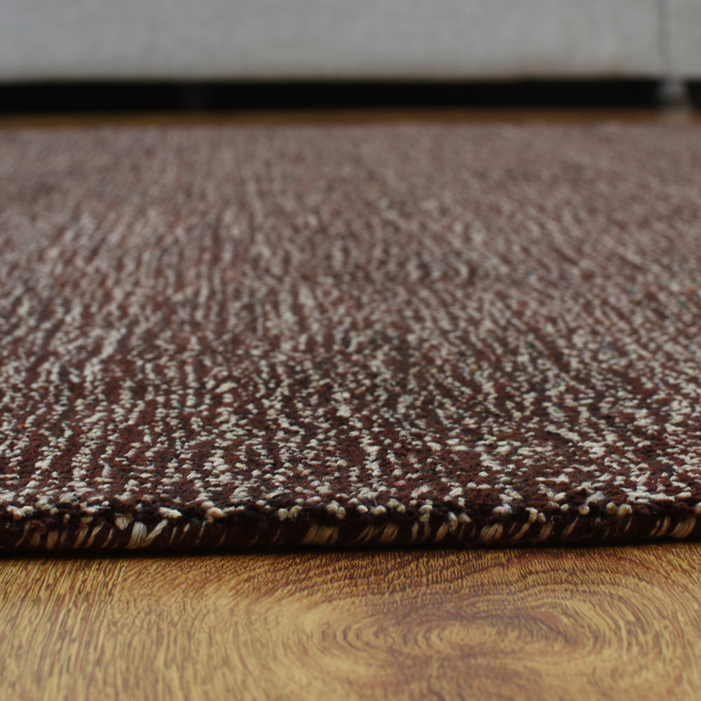 Dual Tone Hand Knotted Wool & Silk Rug