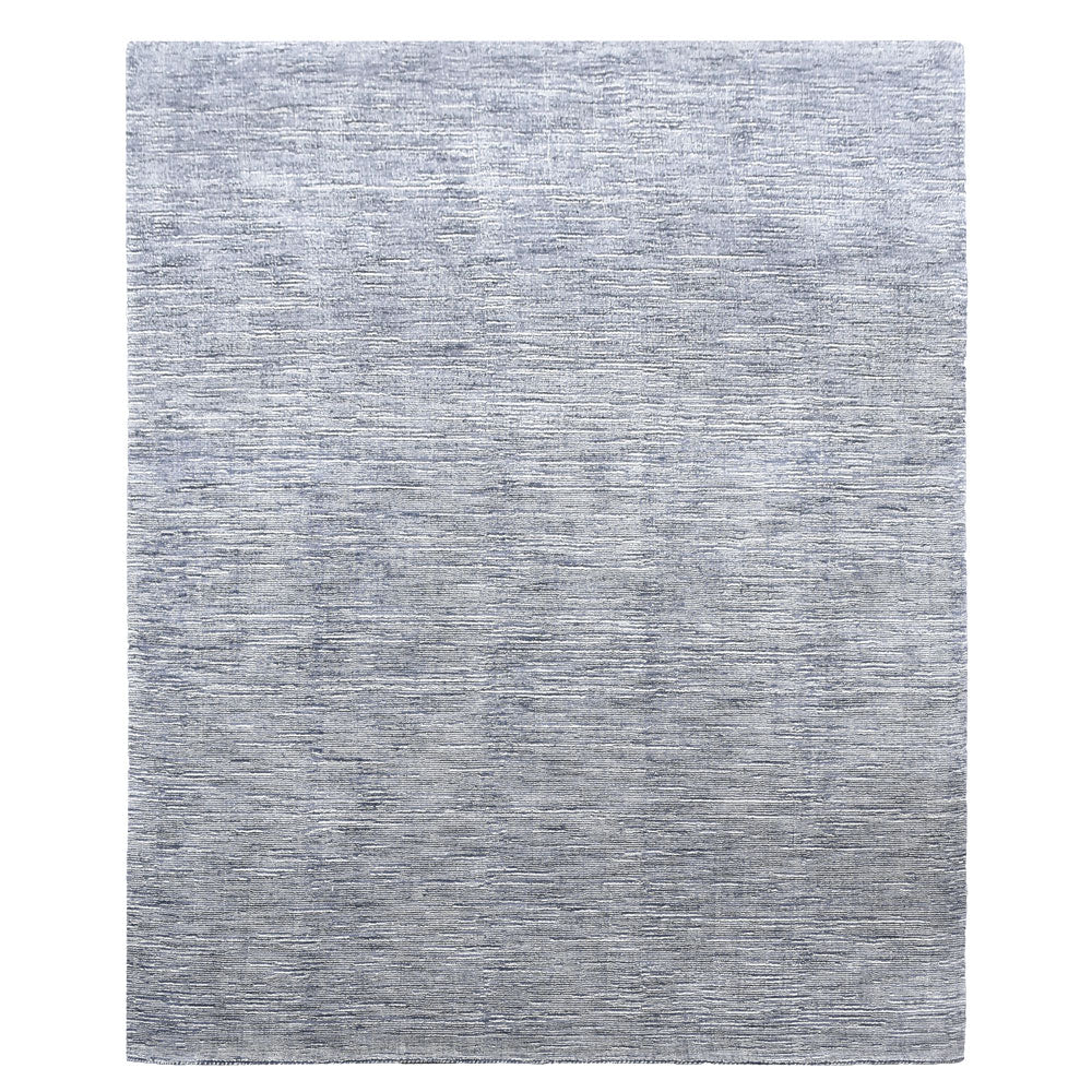 Dual Tone Hand Knotted Wool & Silk Rug