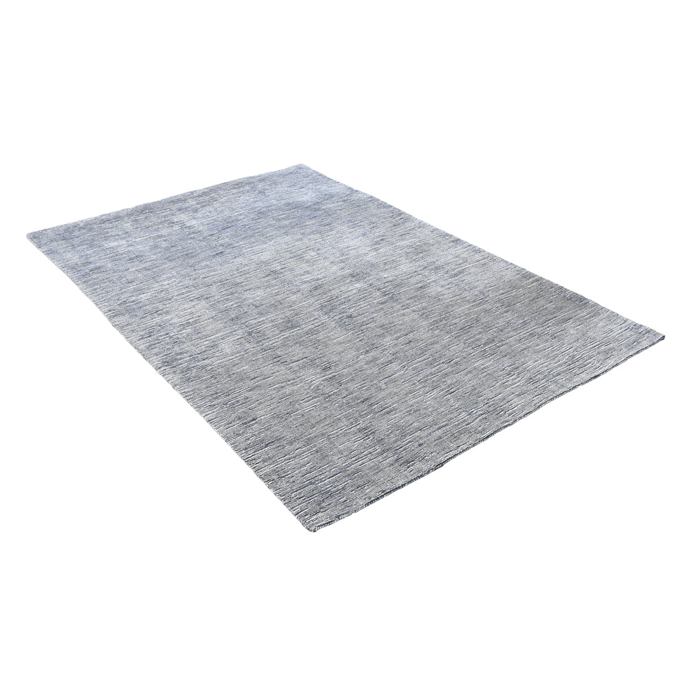 Dual Tone Hand Knotted Wool & Silk Rug