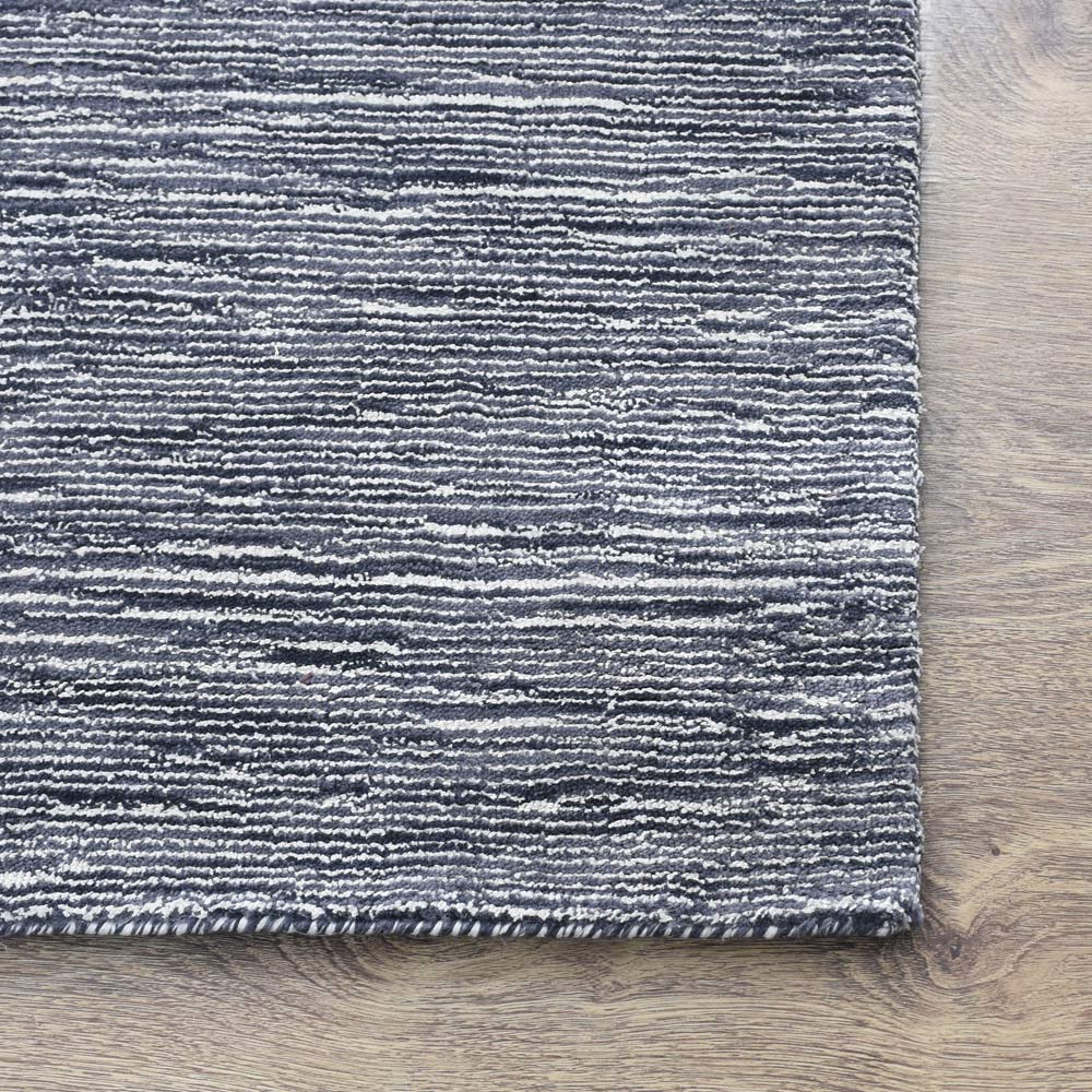 Dual Tone Hand Knotted Wool & Silk Rug