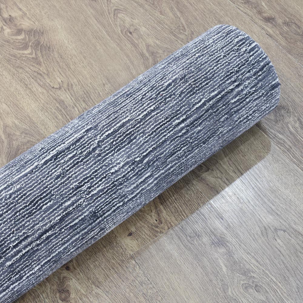 Dual Tone Hand Knotted Wool & Silk Rug