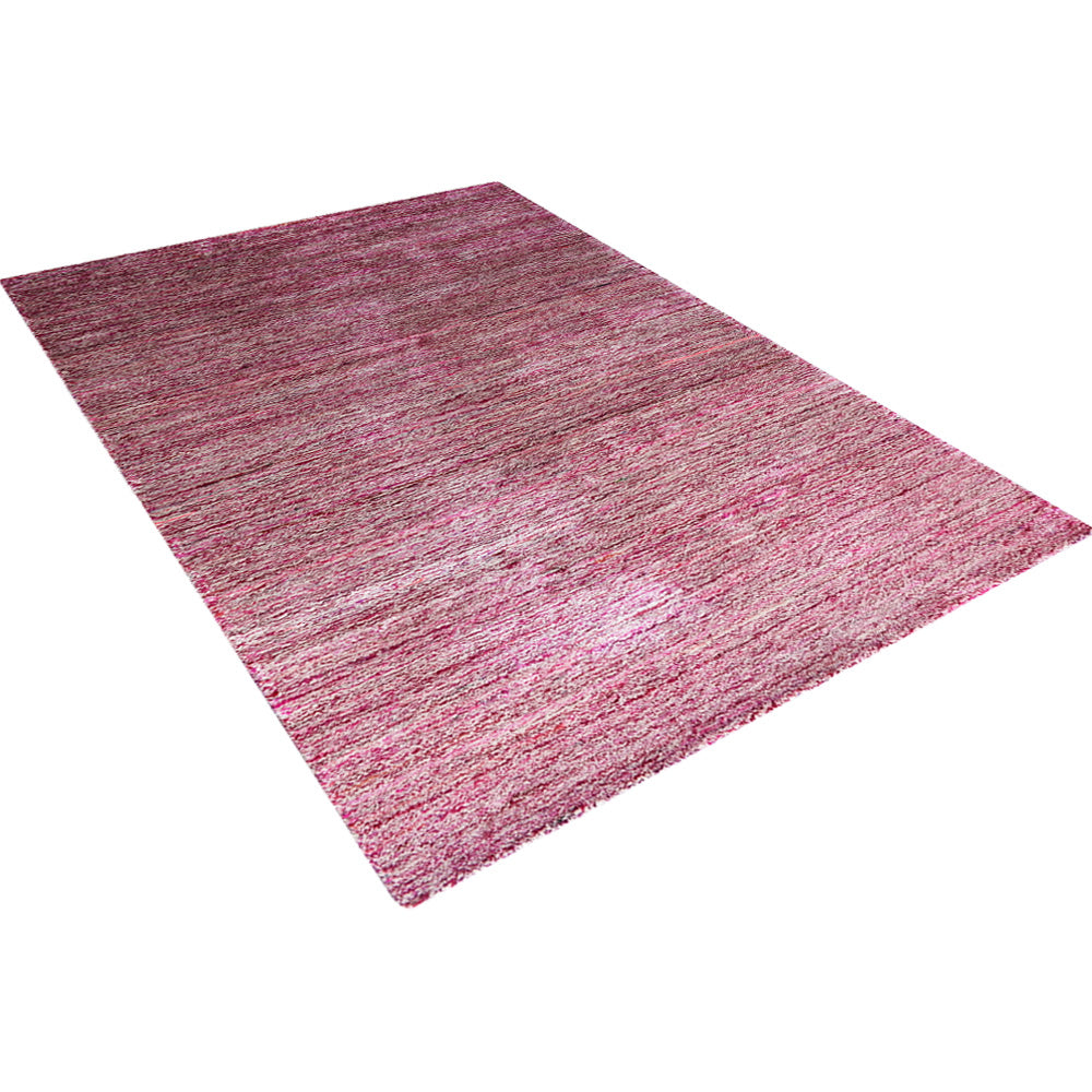 Dual Tone Hand Knotted Wool & Silk Rug
