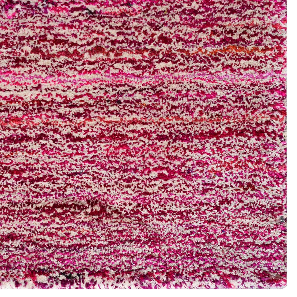 Dual Tone Hand Knotted Wool & Silk Rug