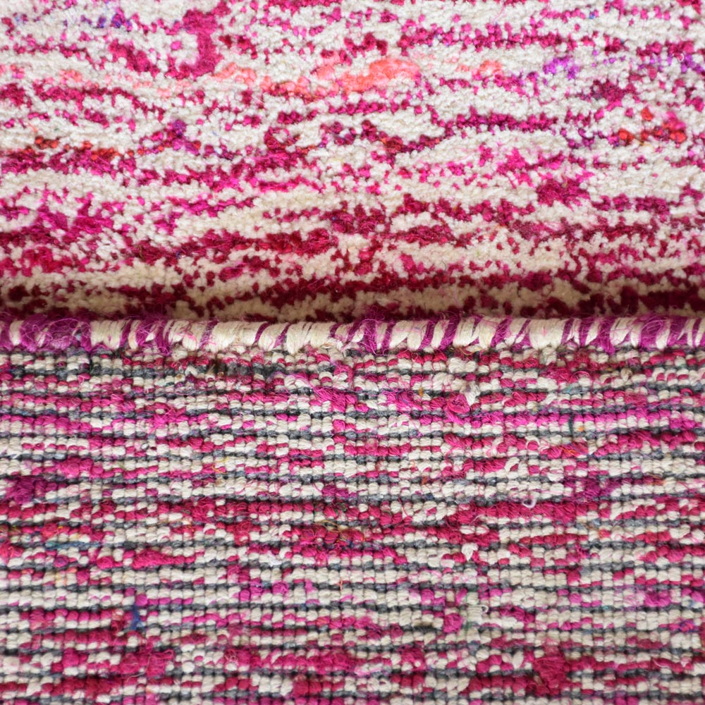 Dual Tone Hand Knotted Wool & Silk Rug