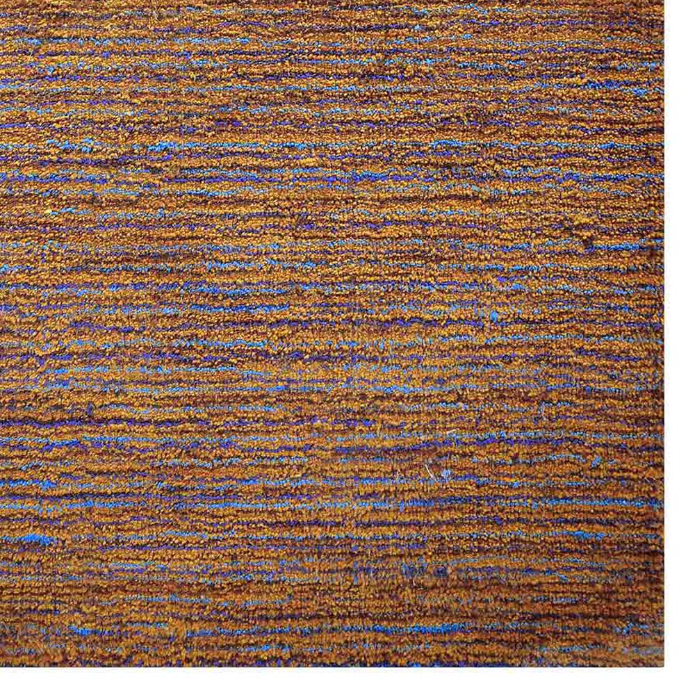 Dual Tone Hand Knotted Wool & Silk Rug