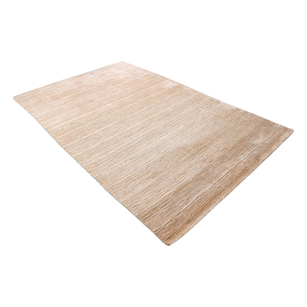 Dual Tone Hand Knotted Wool & Silk Rug