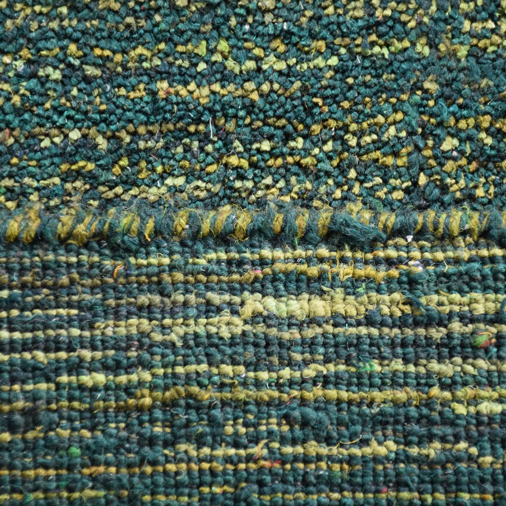 Dual Tone Hand Knotted Wool & Silk Rug
