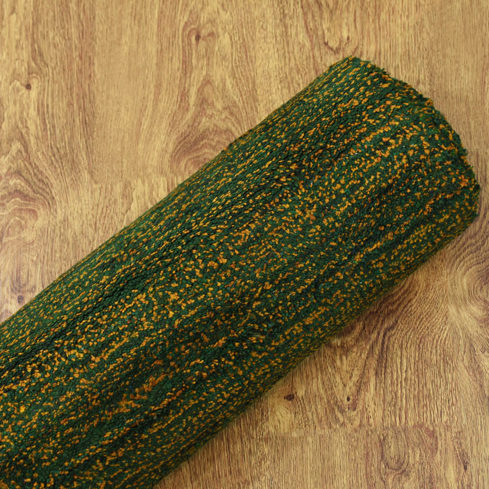 Dual Tone Hand Knotted Wool & Silk Rug