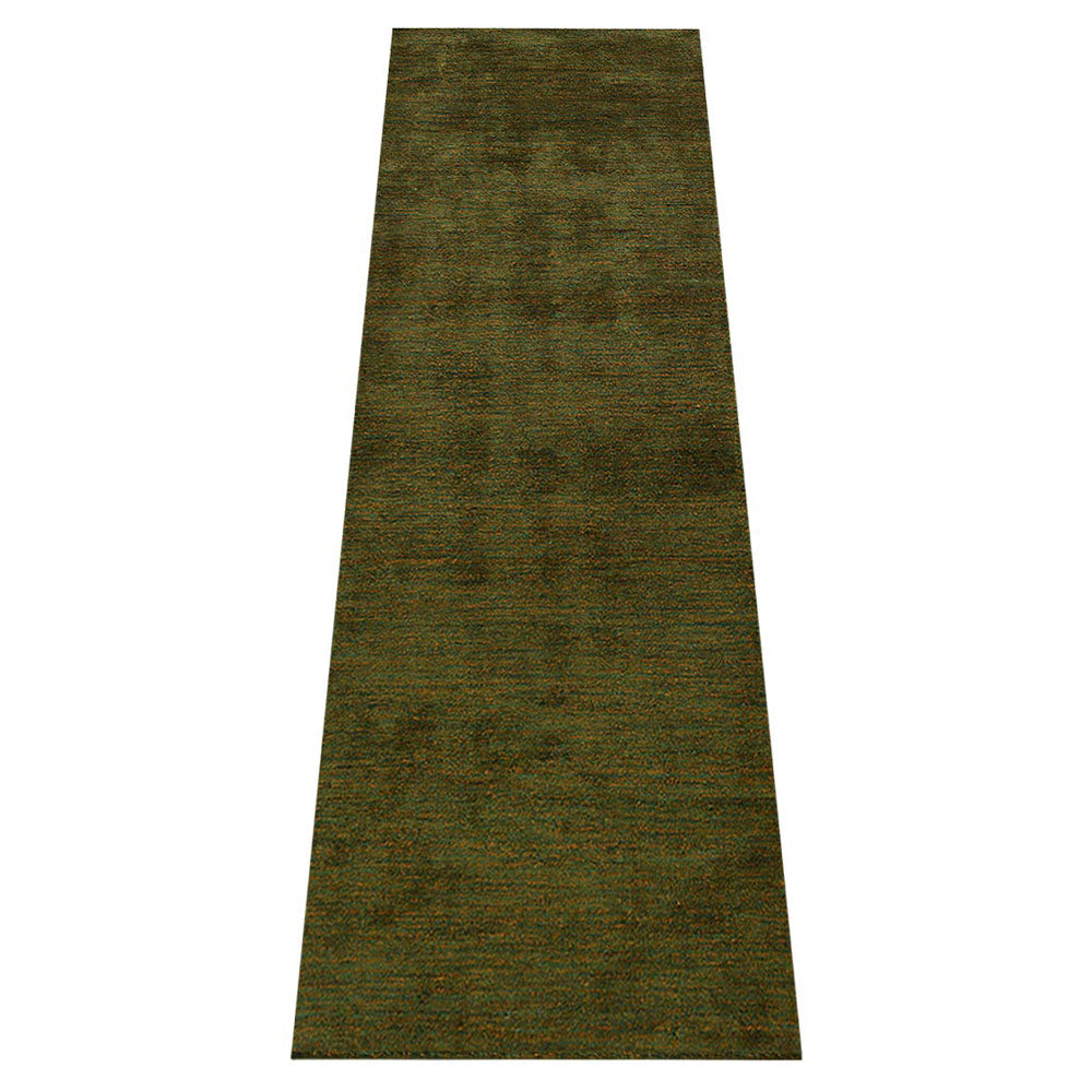 Dual Tone Hand Knotted Wool & Silk Rug