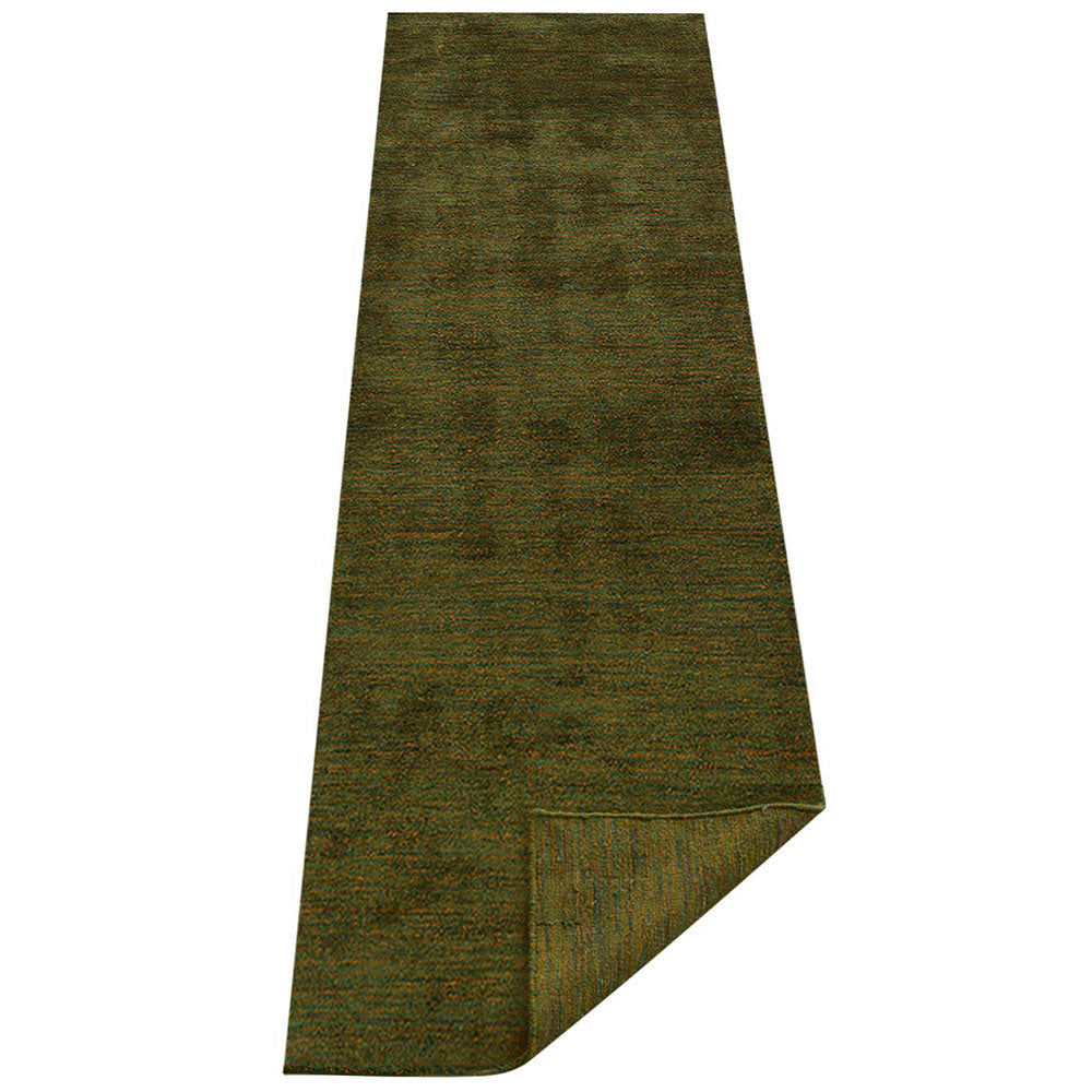 Dual Tone Hand Knotted Wool & Silk Rug