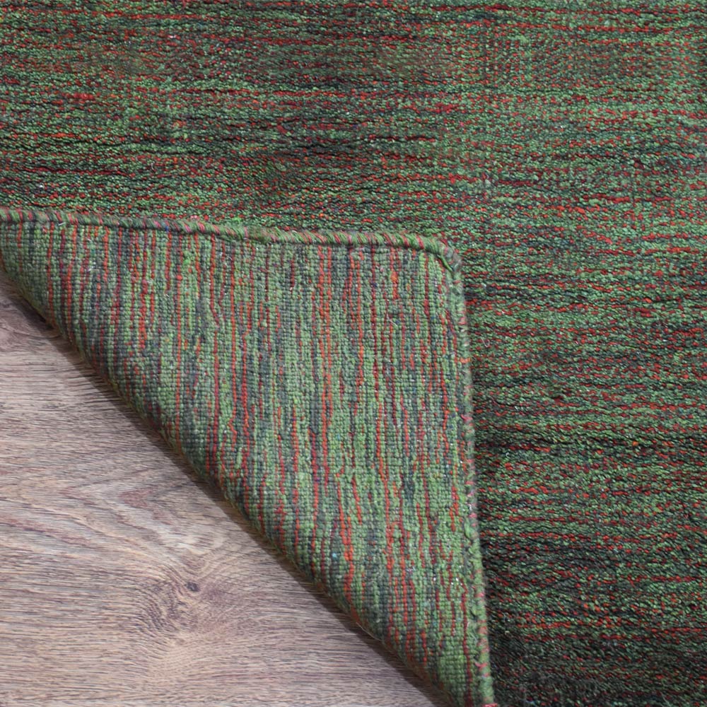 Dual Tone Hand Knotted Wool & Silk Rug