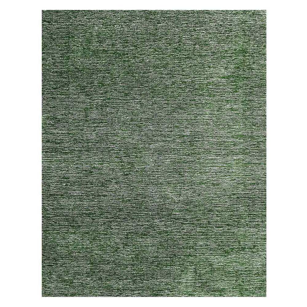 Dual Tone Hand Knotted Wool & Silk Rug