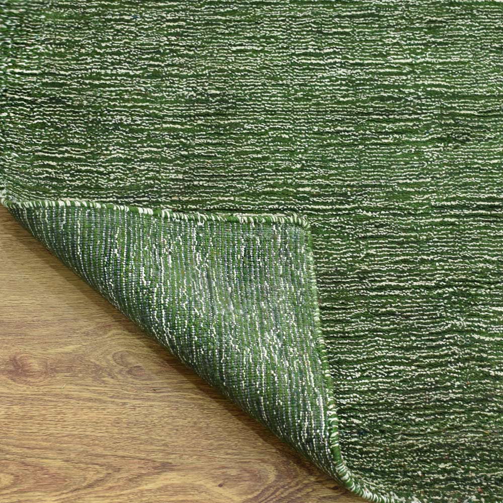 Dual Tone Hand Knotted Wool & Silk Rug