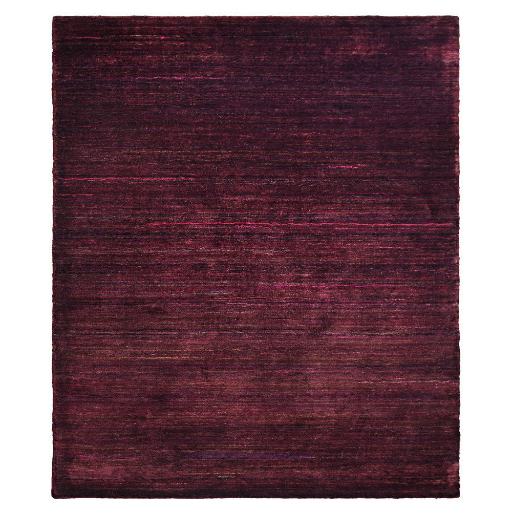 Dual Tone Hand Knotted Wool & Silk Rug