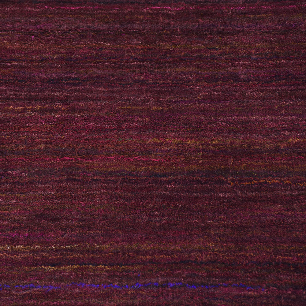 Dual Tone Hand Knotted Wool & Silk Rug
