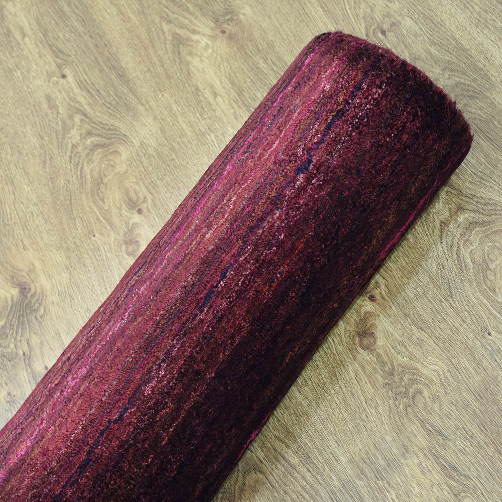Dual Tone Hand Knotted Wool & Silk Rug
